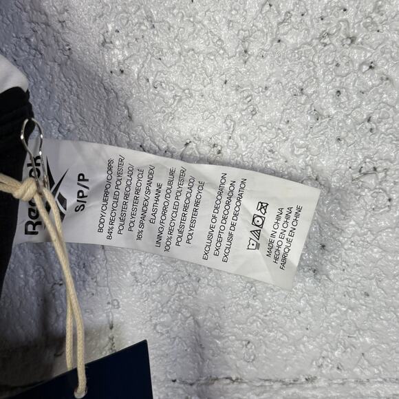 Reebok Long Line Color Block Bralette, Black, Small - Picture 5 of 6